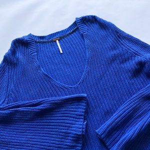 Free People Damsel Bell Sleeve Knit Sweater